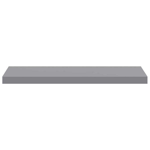 vidaXL Floating Shelf Grey 80x23.5x3.8 cm MDF