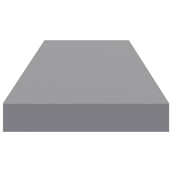 vidaXL Floating Shelves 4 pcs. Grey 80x23.5x3.8 cm MDF