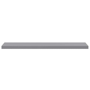vidaXL Floating Wall Shelf Grey 120x23.5x3.8 cm MDF