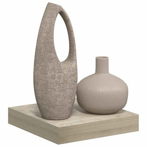 vidaXL Floating Wall Shelf Oak 23x23.5x3.8 cm MDF