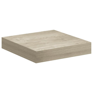 vidaXL Floating Wall Shelves 2 pcs Oak 23x23.5x3.8cm MDF