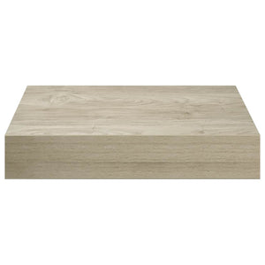 vidaXL Floating Wall Shelves 2 pcs Oak 23x23.5x3.8cm MDF