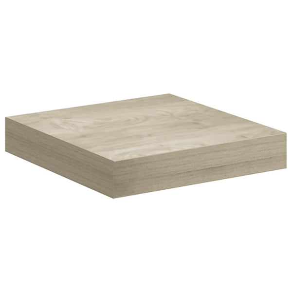 vidaXL Floating Wall Shelves 4 pcs. Oak Color 23x23.5x3.8cm MDF