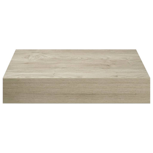 vidaXL Floating Wall Shelves 4 pcs. Oak Color 23x23.5x3.8cm MDF