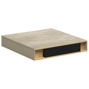 vidaXL Floating Wall Shelves 4 pcs. Oak Color 23x23.5x3.8cm MDF