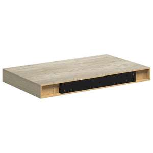 vidaXL Floating Wall Shelves 2 pcs Oak 40x23x3.8 cm MDF