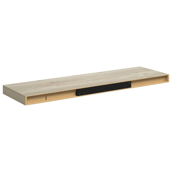 vidaXL Floating Shelves 4 pcs. Oak Look 80x23.5x3.8 cm MDF