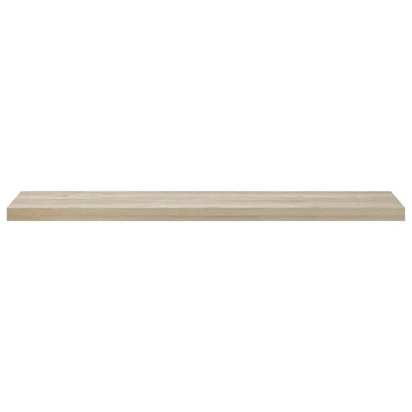 vidaXL Floating Wall Shelf Oak Look 120x23.5x3.8 cm MDF