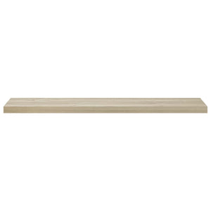 vidaXL Floating Wall Shelves 2 pcs Oak 120x23.5x3.8 cm MDF