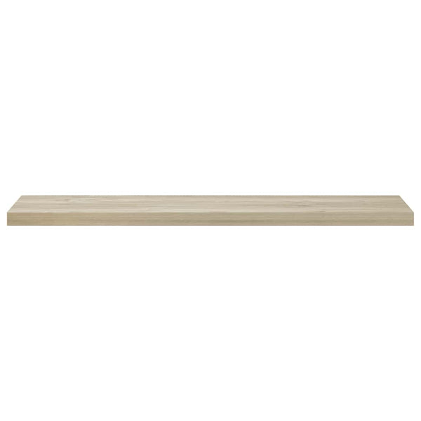 vidaXL Floating Wall Shelves 2 pcs Oak 120x23.5x3.8 cm MDF