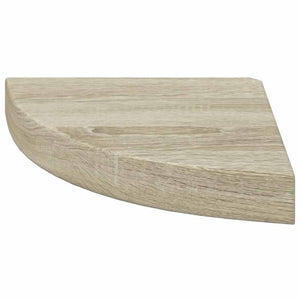 vidaXL Corner Floating Shelves 4 pcs. Oak Look 25x25x3.8 cm MDF