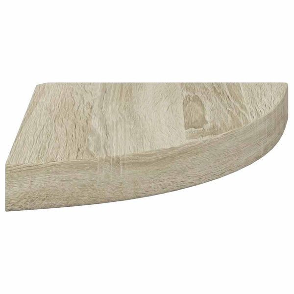 vidaXL Corner Floating Shelves 4 pcs. Oak Look 25x25x3.8 cm MDF
