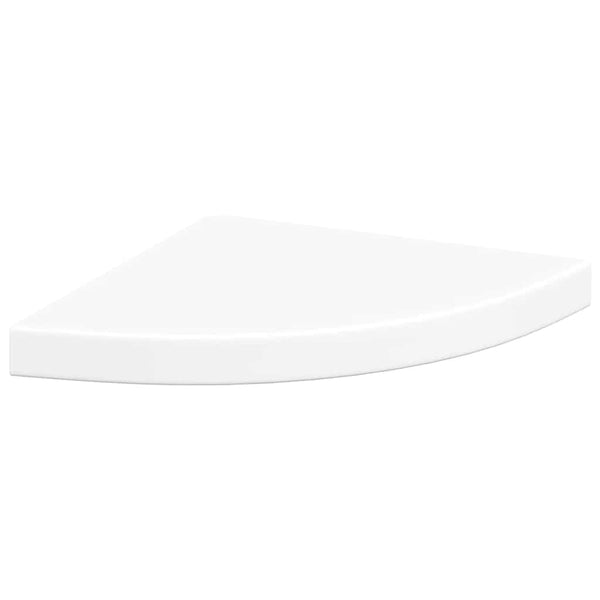 vidaXL Corner Floating Shelves 4 pcs White 35x35x3.8 cm MDF
