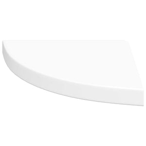 vidaXL Corner Floating Shelves 4 pcs White 35x35x3.8 cm MDF