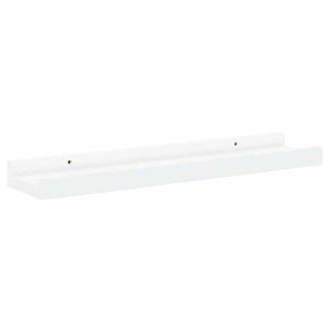 vidaXL Picture Ledges 2 pcs. White 40x9x3 cm MDF