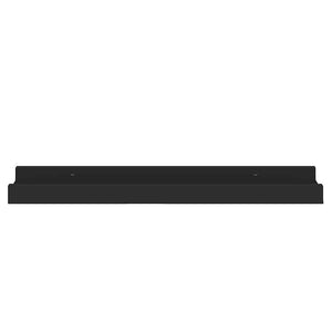 vidaXL Picture Ledges 2 pcs Black 40x9x3 cm MDF