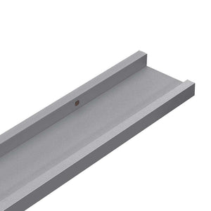 vidaXL Picture Ledges 2 pcs. Grey 60x9x3 cm MDF