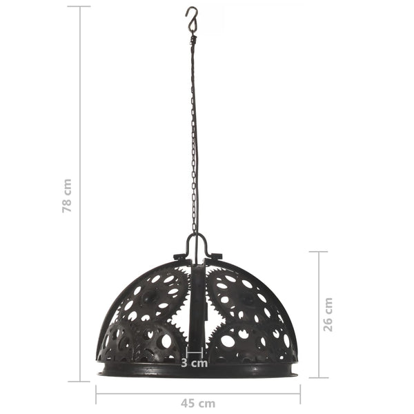 vidaXL Ceiling Lamp Industrial Style Sprocket Design 45 cm E27