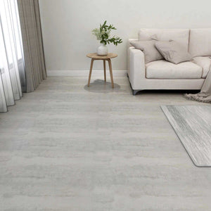 PVC Bodenfliesen Grau Hellgrau 5.11 m²