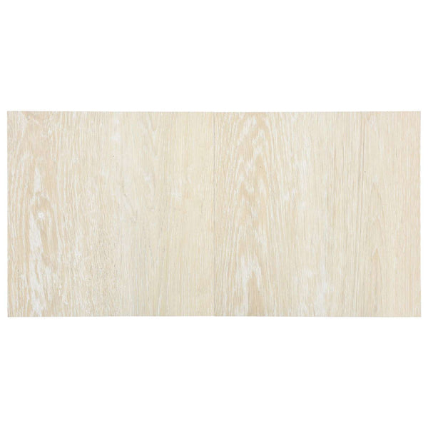 Selbstklebende PVC Bodenplatten Weiß Beige 5.11m²