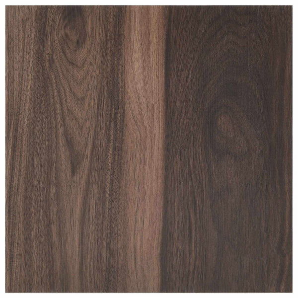Dunkelbraune PVC Bodenplatten, 55 Stk. (5,11 m²)