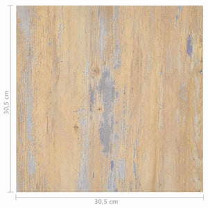 vidaXL Flooring Planks 5.11 m² 55 pcs PVC Brown and Grey