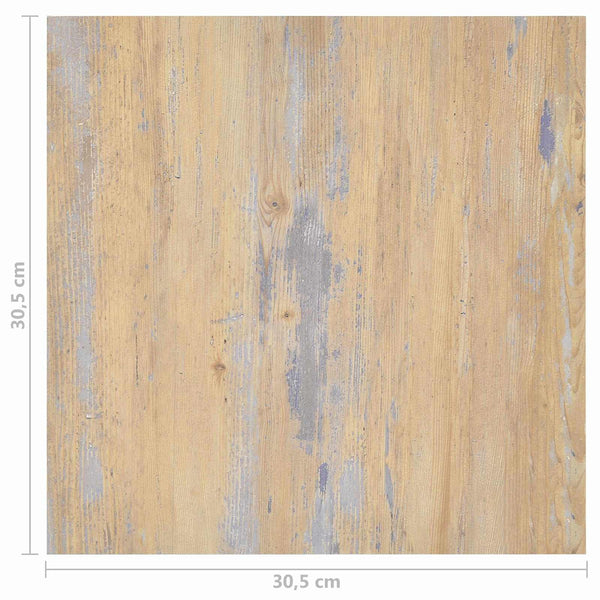 vidaXL Flooring Planks 5.11 m² 55 pcs PVC Brown and Grey