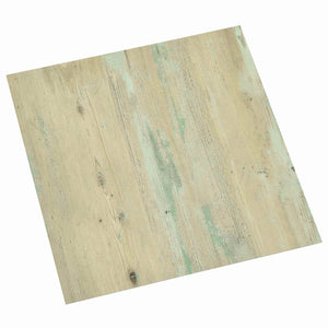 vidaXL Flooring Planks 5.11 m² 55 pcs PVC White and Light Brown