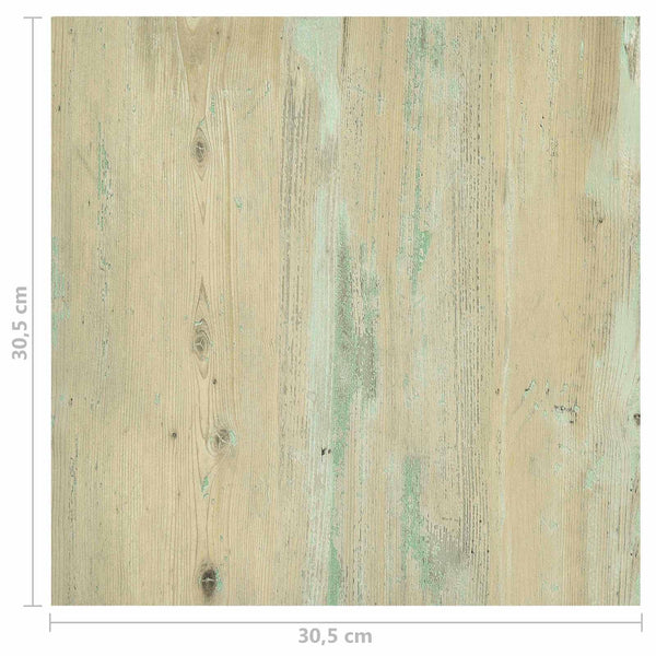 vidaXL Flooring Planks 5.11 m² 55 pcs PVC White and Light Brown