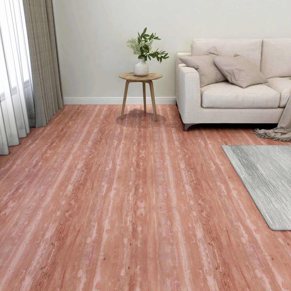 vidaXL Floor Tiles 55 pcs Red 5.11 m² PVC