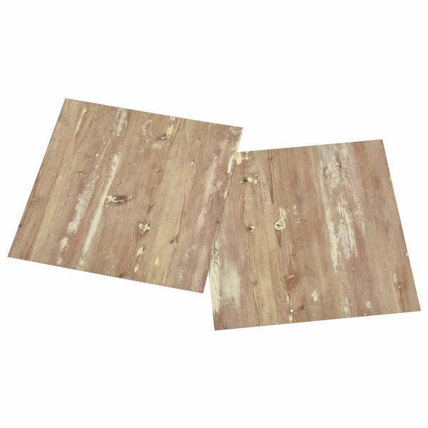 vidaXL Flooring Planks 5.11 m² 55 pcs PVC Cream and Light Brown