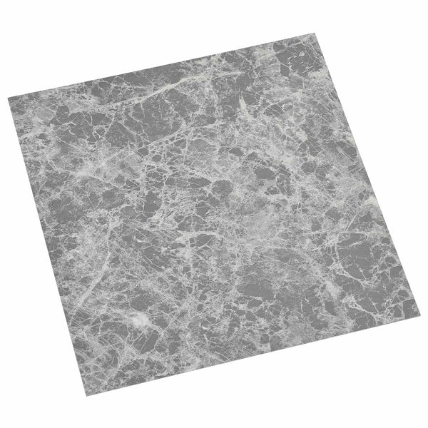 vidaXL Flooring Planks 5.11 m² 55 pcs PVC Grey