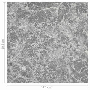 vidaXL Flooring Planks 5.11 m² 55 pcs PVC Grey
