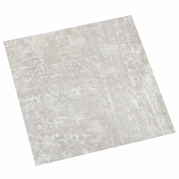 vidaXL Flooring Planks 5.11 m² 55 pcs PVC White and Wood