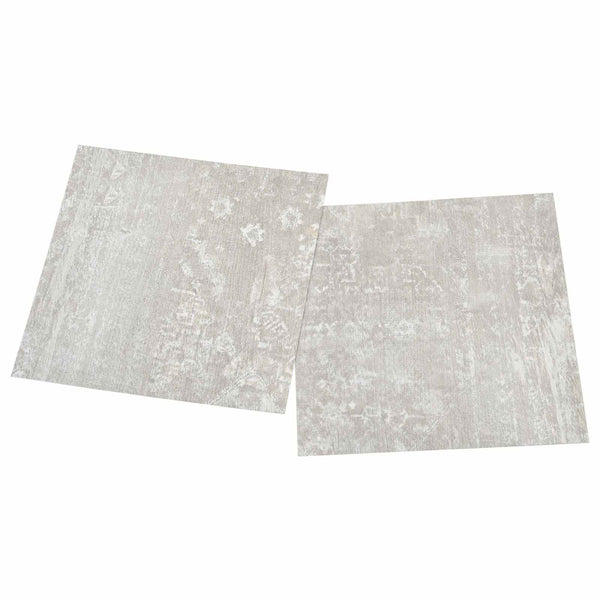 vidaXL Flooring Planks 5.11 m² 55 pcs PVC White and Wood