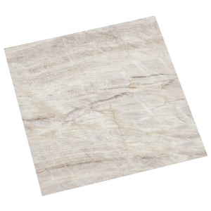 vidaXL Floor Planks 5.11 m² 55 pcs PVC Brown and Beige