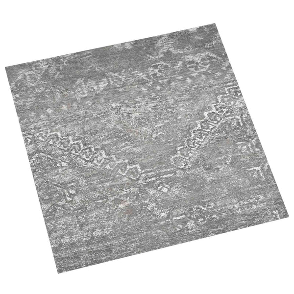 vidaXL Flooring Planks 55 pcs Concrete Grey 5.11 m² PVC