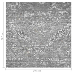 vidaXL Flooring Planks 55 pcs Concrete Grey 5.11 m² PVC