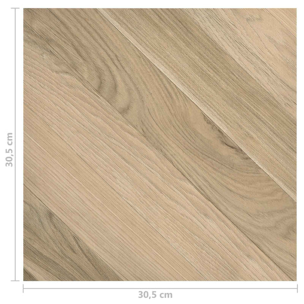 Selbstklebende PVC Bodenplanken Braun 5.11 m²