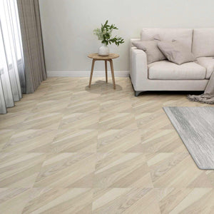 Bodenplanken Beige 5.11 m² PVC Selbstklebend