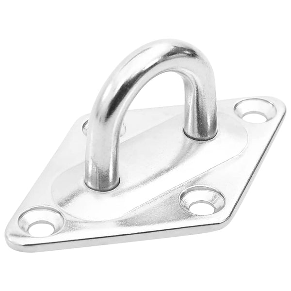 vidaXL 5-piece Sun Shade Sail Fixing Kit Stainless Steel
