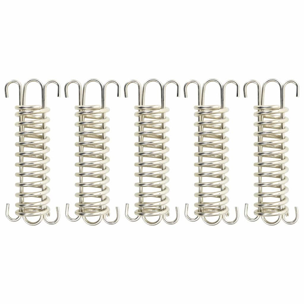 vidaXL Tension Springs for Sun Shade Sails 5 pcs. Stainless Steel