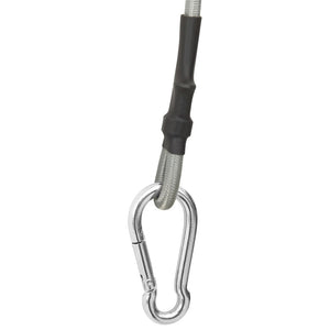 vidaXL Ropes with Carabiner 4 pcs. Rubber