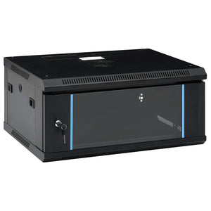 vidaXL 4U Network Cabinet Wall Mount 19" IP20 600x450x285 mm