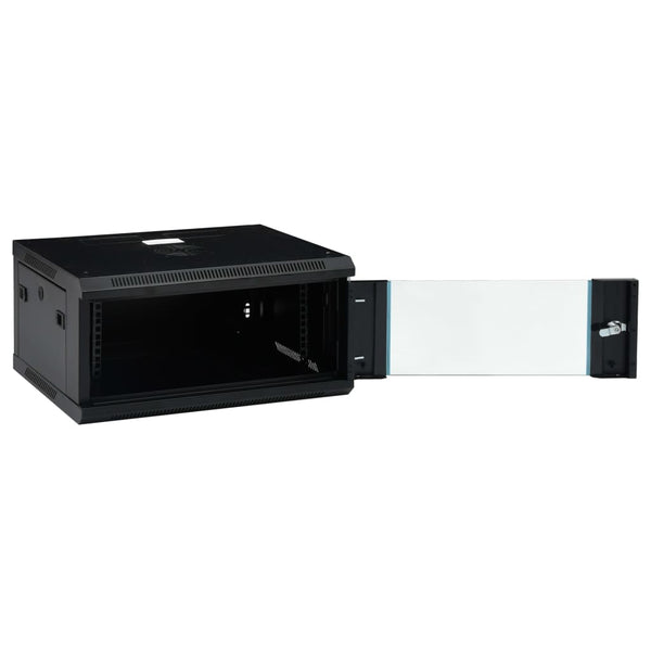 vidaXL 4U Network Cabinet Wall Mount 19" IP20 600x450x285 mm