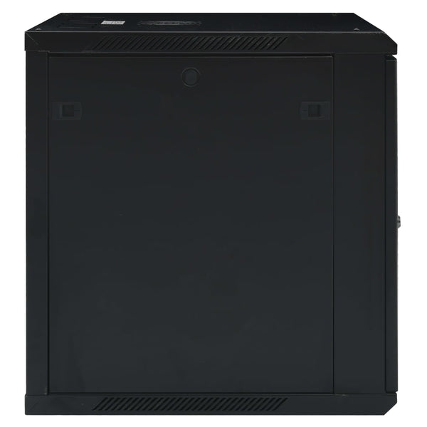 vidaXL 12U Wall-Mounted Network Cabinet 19" IP20 600x600x640 mm