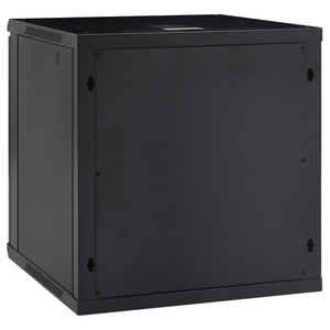 vidaXL 12U Wall-Mounted Network Cabinet 19" IP20 600x600x640 mm