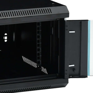 vidaXL 12U Wall-Mounted Network Cabinet 19" IP20 600x600x640 mm