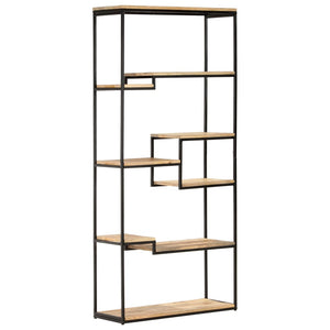 Bücherregal Mangoholz 80x180 cm