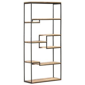 Bücherregal Mangoholz 80x180 cm